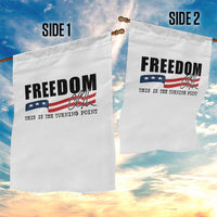 Freedom This Is The Turning Point Garden Flag True Patriot Liberty Defender American Flag - Wonder Print Shop
