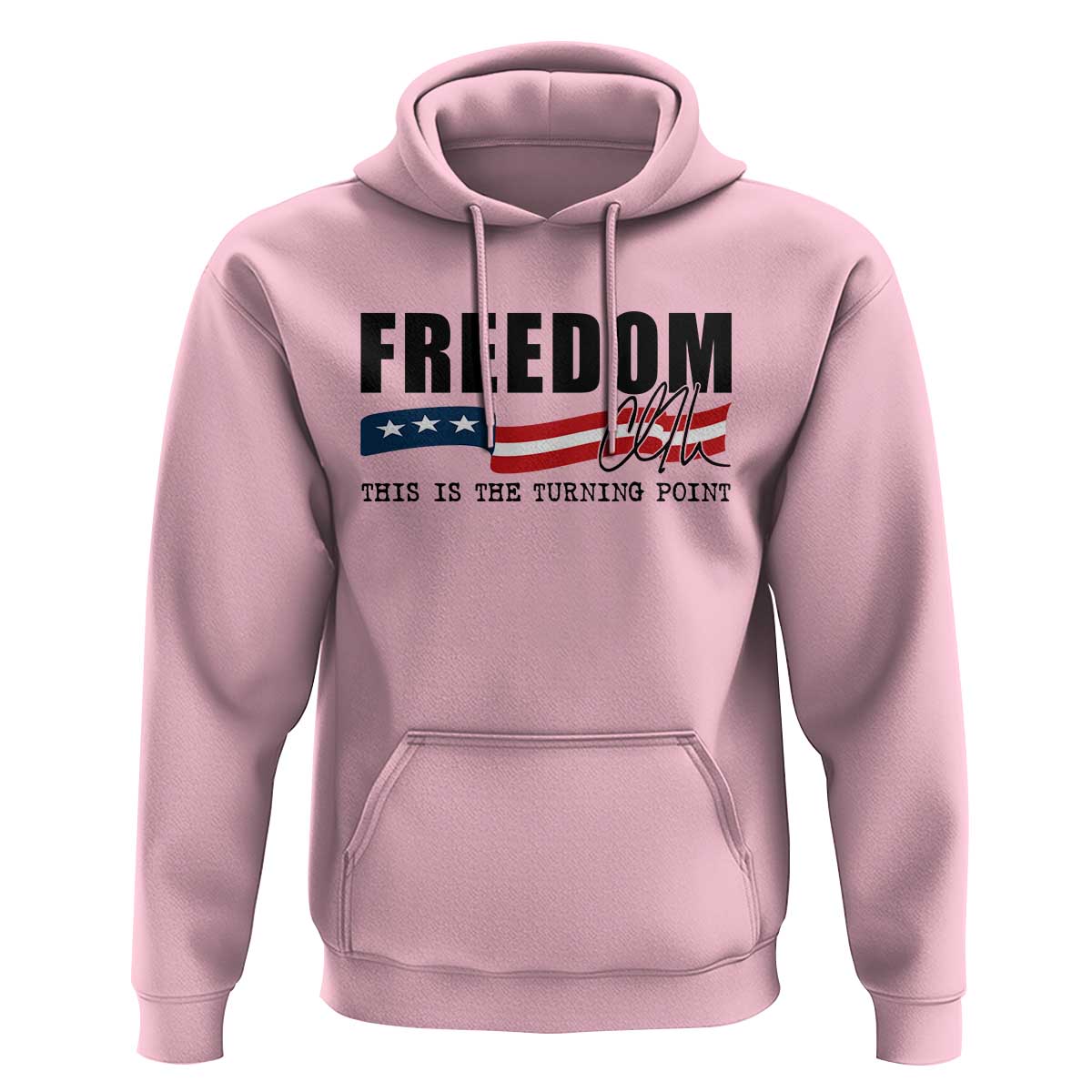 Freedom This Is The Turning Point Hoodie True Patriot Liberty Defender American Flag - Wonder Print Shop