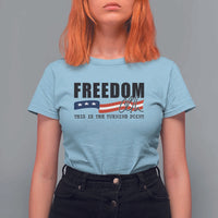 Freedom This Is The Turning Point T Shirt For Women True Patriot Liberty Defender American Flag - Wonder Print Shop