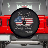 This is The Turning Point Memorial Spare Tire Cover Tribute to A True Patriot Christian Faith American Flag - Wonder Print Shop
