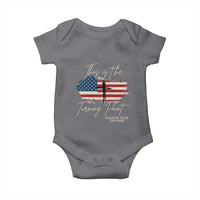 This is The Turning Point Memorial Baby Onesie Tribute to A True Patriot Christian Faith American Flag - Wonder Print Shop