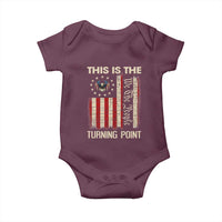 We the People Turning Point Baby Onesie Vintage American Flag and Freedom Patriotic Eagle - Wonder Print Shop