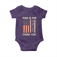 We the People Turning Point Baby Onesie Vintage American Flag and Freedom Patriotic Eagle - Wonder Print Shop