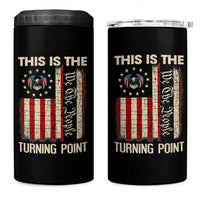 We the People Turning Point 4 in 1 Can Cooler Tumbler Vintage American Flag and Freedom Patriotic Eagle - Wonder Print Shop