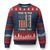 We the People Turning Point Ugly Christmas Sweater Vintage American Flag and Freedom Patriotic Eagle - Wonder Print Shop