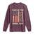 We the People Turning Point Long Sleeve Shirt Vintage American Flag and Freedom Patriotic Eagle - Wonder Print Shop
