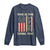 We the People Turning Point Long Sleeve Shirt Vintage American Flag and Freedom Patriotic Eagle - Wonder Print Shop