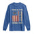 We the People Turning Point Long Sleeve Shirt Vintage American Flag and Freedom Patriotic Eagle - Wonder Print Shop