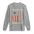 We the People Turning Point Long Sleeve Shirt Vintage American Flag and Freedom Patriotic Eagle - Wonder Print Shop