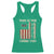 We the People Turning Point Racerback Tank Top Vintage American Flag and Freedom Patriotic Eagle - Wonder Print Shop
