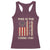 We the People Turning Point Racerback Tank Top Vintage American Flag and Freedom Patriotic Eagle - Wonder Print Shop