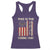 We the People Turning Point Racerback Tank Top Vintage American Flag and Freedom Patriotic Eagle - Wonder Print Shop