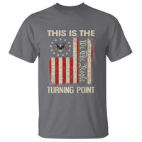We the People Turning Point T Shirt Vintage American Flag and Freedom Patriotic Eagle - Wonder Print Shop