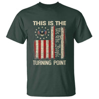 We the People Turning Point T Shirt Vintage American Flag and Freedom Patriotic Eagle - Wonder Print Shop