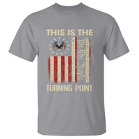 We the People Turning Point T Shirt Vintage American Flag and Freedom Patriotic Eagle - Wonder Print Shop