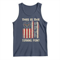 We the People Turning Point Tank Top Vintage American Flag and Freedom Patriotic Eagle - Wonder Print Shop