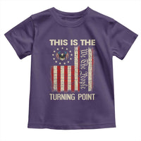 We the People Turning Point Toddler T Shirt Vintage American Flag and Freedom Patriotic Eagle - Wonder Print Shop