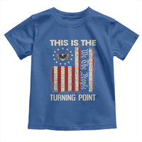 We the People Turning Point Toddler T Shirt Vintage American Flag and Freedom Patriotic Eagle - Wonder Print Shop