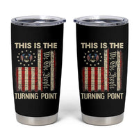 We the People Turning Point Tumbler Cup Vintage American Flag and Freedom Patriotic Eagle - Wonder Print Shop