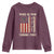 We the People Turning Point Youth Sweatshirt Vintage American Flag and Freedom Patriotic Eagle - Wonder Print Shop