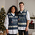 Faith Fueled Turning Point V-Neck Knit Sweater Vest Christian Patriot Cross and American Flag - Wonder Print Shop