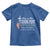 Faith Fueled Turning Point Toddler T Shirt Christian Patriot Cross and American Flag - Wonder Print Shop