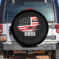 American Flag Kirk Spare Tire Cover Distressed Patriotic Team Charlie Tribute - Wonder Print Shop