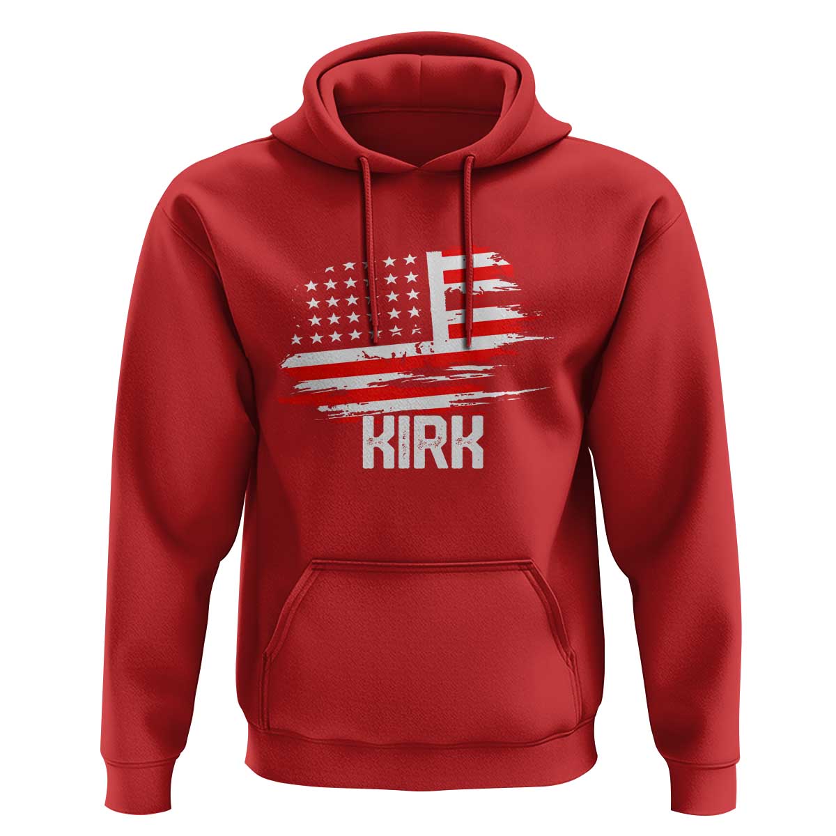 American Flag Kirk Hoodie Distressed Patriotic Team Charlie Tribute - Wonder Print Shop