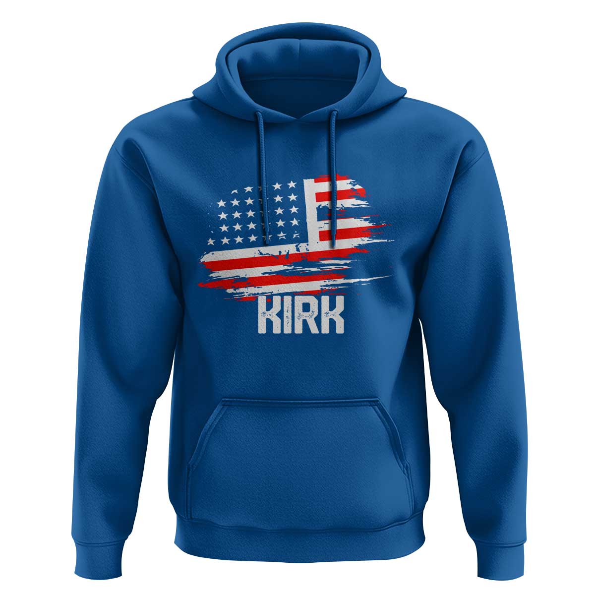 American Flag Kirk Hoodie Distressed Patriotic Team Charlie Tribute - Wonder Print Shop