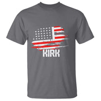 American Flag Kirk T Shirt Distressed Patriotic Team Charlie Tribute - Wonder Print Shop