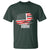American Flag Kirk T Shirt Distressed Patriotic Team Charlie Tribute - Wonder Print Shop