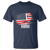 American Flag Kirk T Shirt Distressed Patriotic Team Charlie Tribute - Wonder Print Shop