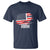 American Flag Kirk T Shirt Distressed Patriotic Team Charlie Tribute - Wonder Print Shop