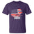 American Flag Kirk T Shirt Distressed Patriotic Team Charlie Tribute - Wonder Print Shop