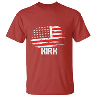 American Flag Kirk T Shirt Distressed Patriotic Team Charlie Tribute - Wonder Print Shop