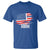 American Flag Kirk T Shirt Distressed Patriotic Team Charlie Tribute - Wonder Print Shop