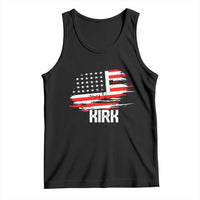 American Flag Kirk Tank Top Distressed Patriotic Team Charlie Tribute - Wonder Print Shop