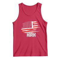 American Flag Kirk Tank Top Distressed Patriotic Team Charlie Tribute - Wonder Print Shop