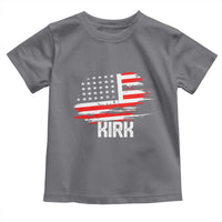 American Flag Kirk Toddler T Shirt Distressed Patriotic Team Charlie Tribute - Wonder Print Shop