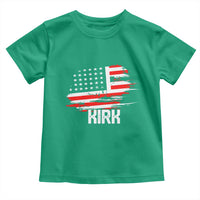 American Flag Kirk Toddler T Shirt Distressed Patriotic Team Charlie Tribute - Wonder Print Shop