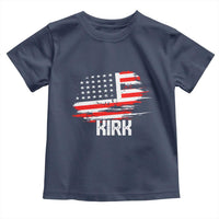 American Flag Kirk Toddler T Shirt Distressed Patriotic Team Charlie Tribute - Wonder Print Shop