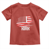 American Flag Kirk Toddler T Shirt Distressed Patriotic Team Charlie Tribute - Wonder Print Shop