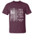 Charlie Kirk Patriotic Memorial T Shirt Firm in Faith Fierce in Justice American Flag - Wonder Print Shop