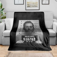 Tyler Robinson Mugshot Throw Blanket Justice For Charlie Kirk - Wonder Print Shop