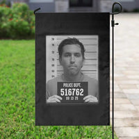 Tyler Robinson Mugshot Garden Flag Justice For Charlie Kirk - Wonder Print Shop