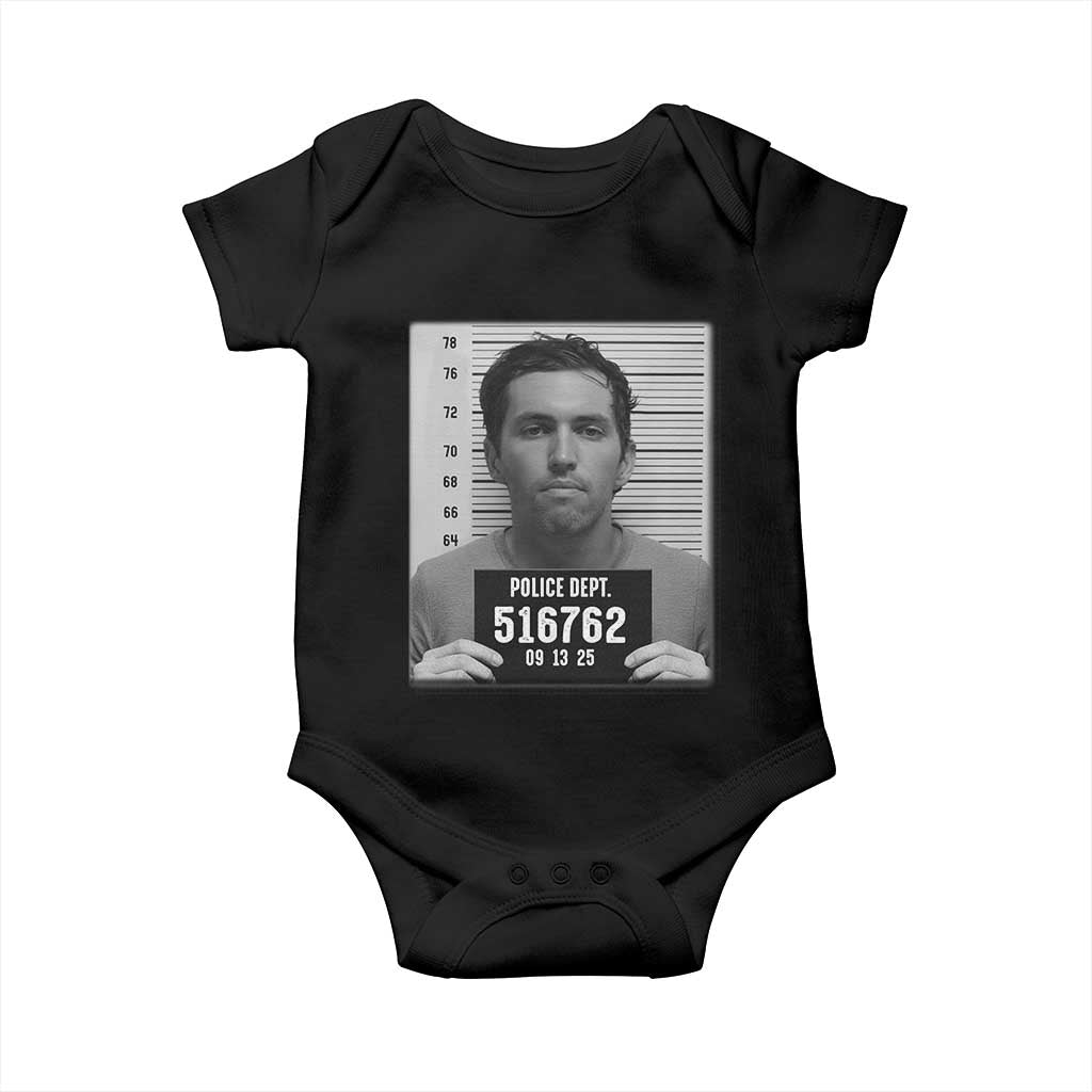 Tyler Robinson Mugshot Baby Onesie Justice For Charlie Kirk - Wonder Print Shop