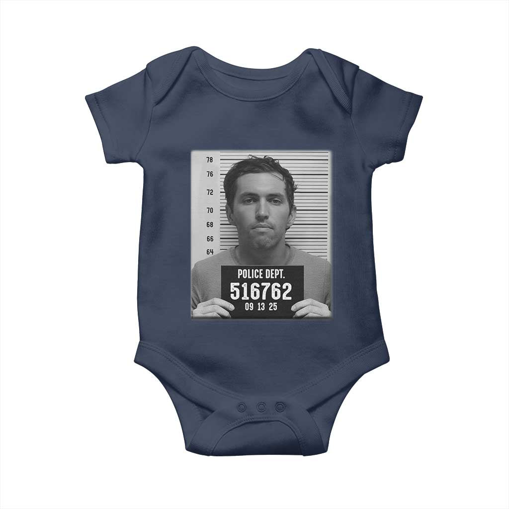Tyler Robinson Mugshot Baby Onesie Justice For Charlie Kirk - Wonder Print Shop