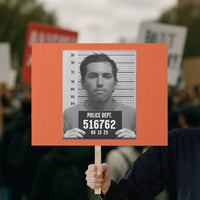 Tyler Robinson Mugshot Protest Sign Justice For Charlie Kirk - Wonder Print Shop
