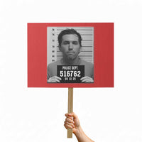 Tyler Robinson Mugshot Protest Sign Justice For Charlie Kirk - Wonder Print Shop