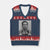 Tyler Robinson Mugshot V-Neck Knit Sweater Vest Justice For Charlie Kirk - Wonder Print Shop